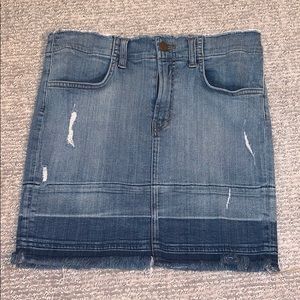 J brand jean skirt